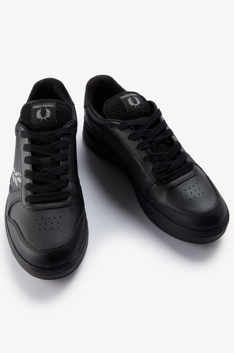 Fred Perry B300 Schuhe Herren Schwarz | GCHUC18393